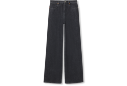 Wide leg denim pant