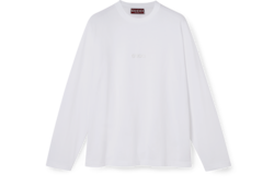 Футболка с длинными рукавами из хлопкового джерси