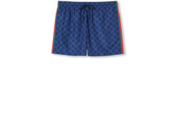 Short de baño de popelina técnica estampado