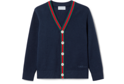 Children's cotton cardigan with embroidery