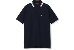 Poloshirt aus Stretch-Baumwolle mit Stickerei