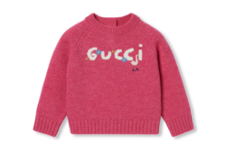 Jersey de lana de cashmere con bordado