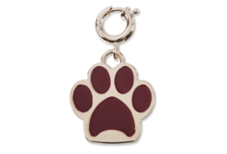 Paw-shaped charm
