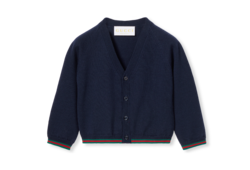 Baby wool cardigan with Web