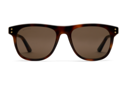 Sonnenbrille mit eckigem Rahmen