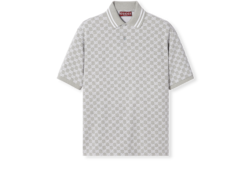 Polo in piquet di cotone GG