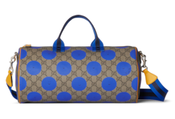 Bolso mano infantil con asa, estampado y GG