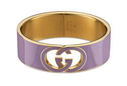 Gucci Interlocking enamel cuff bracelet