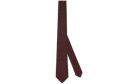 Cravatta in seta jacquard motivo equestre