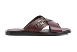 Men's slide sandal with Interlocking G