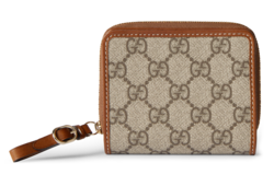 Minicartera GG Emblem con cremallera