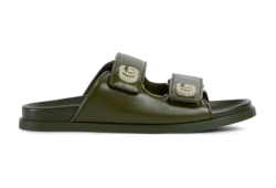 Sandales avec Double G en cristaux pour femme