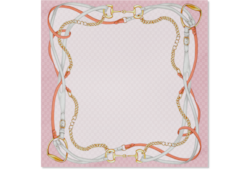 Pañuelo cuadrado jacquard seda estampado GG