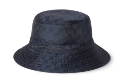 Sombrero pescador reversible de nylon con GG