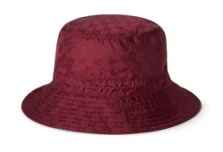 Sombrero pescador reversible de nylon con GG