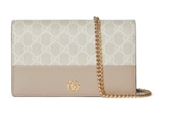 GG Marmont wallet on chain