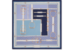 Carré in twill di seta stampato