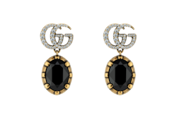 Orecchini GG Marmont con cristalli