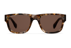 Rectangular frame sunglasses