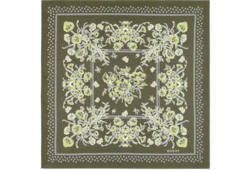 Vierecktuch aus Seidentwill mit Print