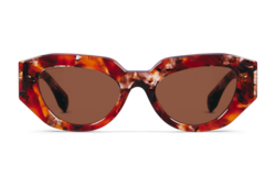 Cat eye frame sunglasses