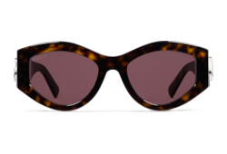 Sonnenbrille mit ovalem Rahmen