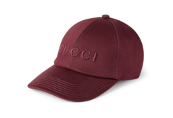 Cotton baseball hat with embroidery