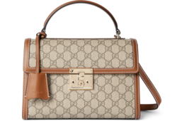 Bolso Padlock con asa superior tamaño mediano