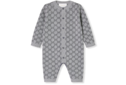 Baby GG wool jacquard one-piece