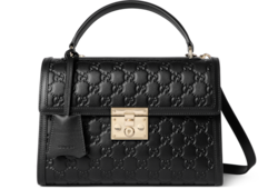 Bolso Padlock con asa superior tamaño mediano