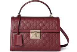 Bolso Padlock con asa superior tamaño mediano