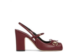 Décolleté slingback donna Gucci con Morsetto