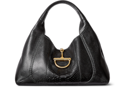 Gucci Softbit python maxi shoulder bag