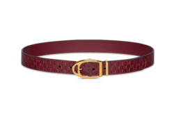 Belt with stirrup buckle