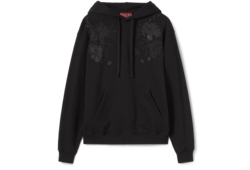 Sudadera de punto de algodón con bordado