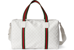 Середина сумка-дафл с лентой Web