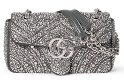 GG Marmont crystals small shoulder bag