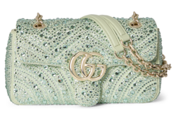 GG Marmont crystals small shoulder bag