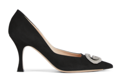 Décolleté donna con Incrocio GG con cristalli