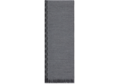 Bufanda de jacquard de lana con GG