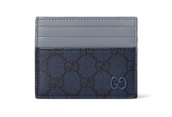 Porte-cartes GG à finitions bleu cendré