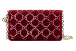 Portefeuille sur chaîne avec cristaux GG