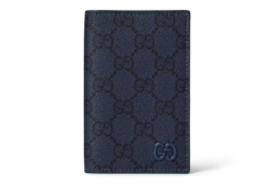 Portacarte lungo GG con interno verde