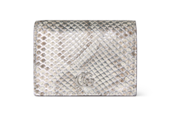 Portefeuille en python GG Marmont petit format