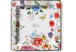 Gucci Flora print large trinket tray
