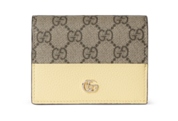 Bi-color GG Marmont small wallet