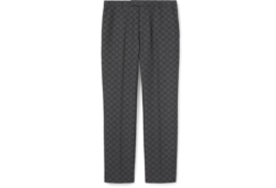 Hose aus technischer GG Wolle mit Vichykaro