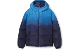 Chaqueta de popelina estampada con cremallera