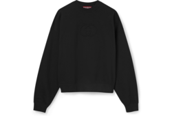 Sweatshirt aus gebürstetem Baumwolljersey