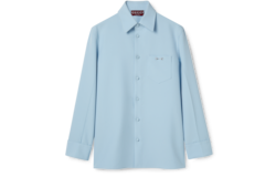 Twill shirt with Horsebit